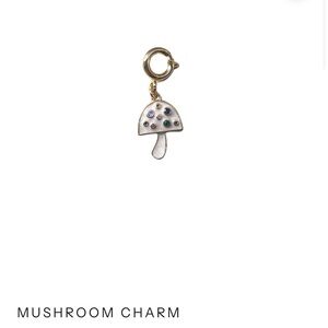 Mignonne Gavigan Gold and Silver Mushroom Charm